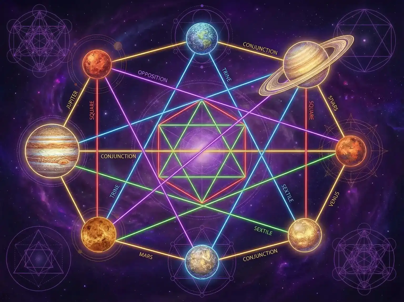 行星相位解读 - 魈圣遗物及武器搭配 | 占星学进阶